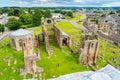 Elgin Cathedral, historic ruin in Elgin, Moray, north-east Scotland.